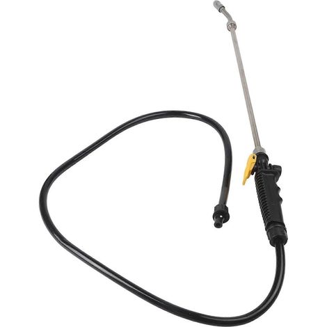 Garden Hose Nozzle Wand 72cm Stainless Steel Adjustable Spray with Ergonomic Trigger Handle (1/5)