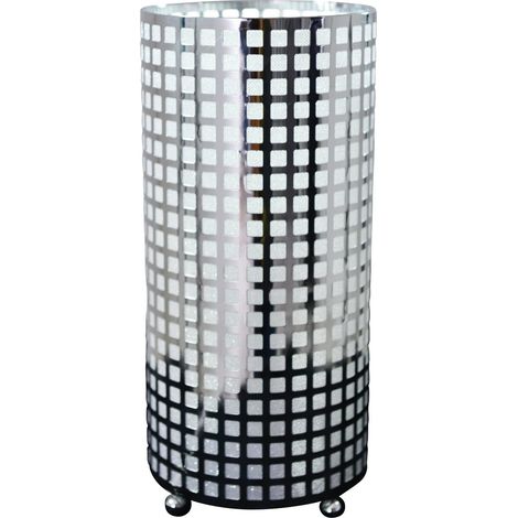 Naeve AUORA Lampe de table cylindrique chromée 1xE27 (1/4)