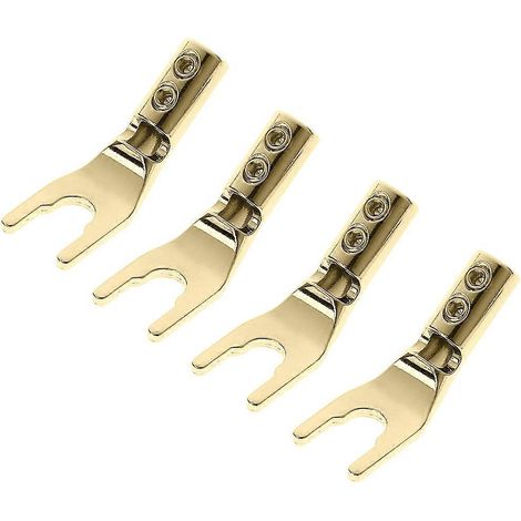 Stück "U""Y"-förmige Audio-Schraubgabelverbinder, Audio-Bananenstecker-Ersatzteile (1/5)
