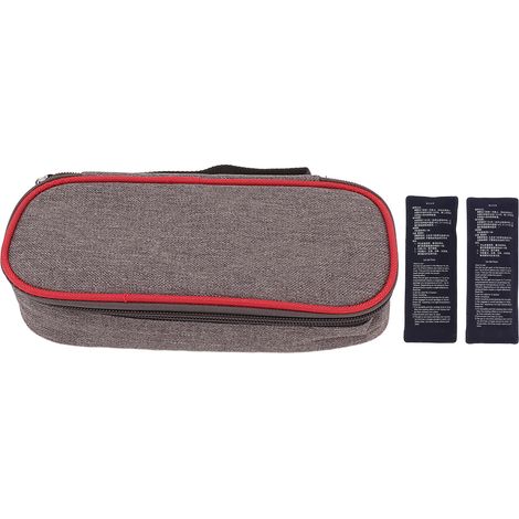 Sac isotherme de voyage pour insuline, sac de refroidissement portable et isolé pour médicaments diabétiques, type A (1/5)