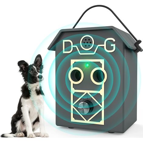 Dispositivi antiabbaio per cani, dispositivi antiabbaio per cani per interni ed esterni, dispositivi antiabbaio da 15 metri per cani di piccola e grande taglia (1/5)