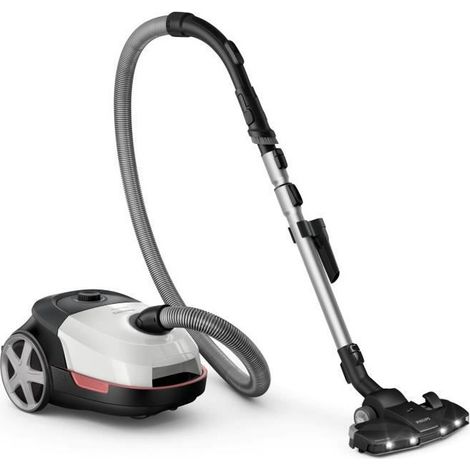 Aspirapolvere a traino con sacco - PHILIPS XD6122/12 - 900 W - 4 L - Bianco polare (1/5)