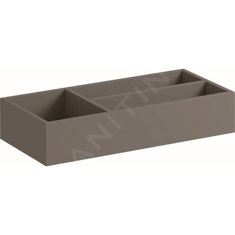 GE Xeno2 Insert de tiroir, division T, 32,3x6,2x15cm, gris sculturagrau (1/4)