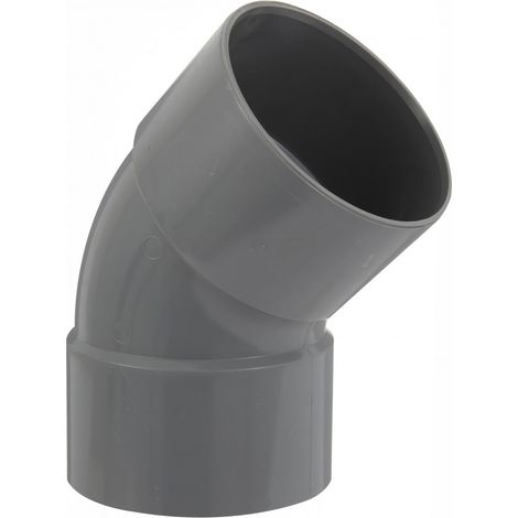 Codo de PVC de 45° para pegar, hembra / hembra, D100 GIRPI