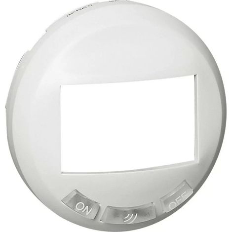 Legrand 068035 - Coprimozzo Céliane - interblocco automatico con on/off e CPL - bianco