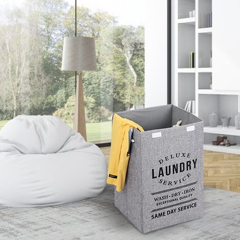 Hampers Fabric Foldable Laundry Basket Clothing Toys Storage Bag
