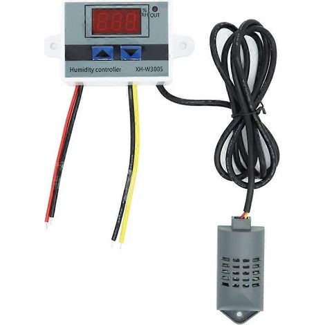 Digitaler Feuchtigkeitsregler W3005 (220 V), Feuchtigkeitsmessgerät, Hygrometer SHT20, Feuchtigkeitssensor, EU-Stecker (1/5)