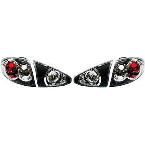 Paire de feux arriere Design Alfa Romeo 147 de 2001 a 2004 Noir-33945959 (1/2)