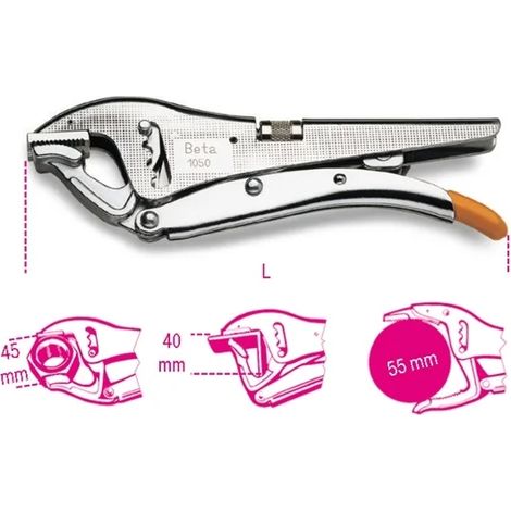 beta 1050 - 220 pince autobloquante à double réglage