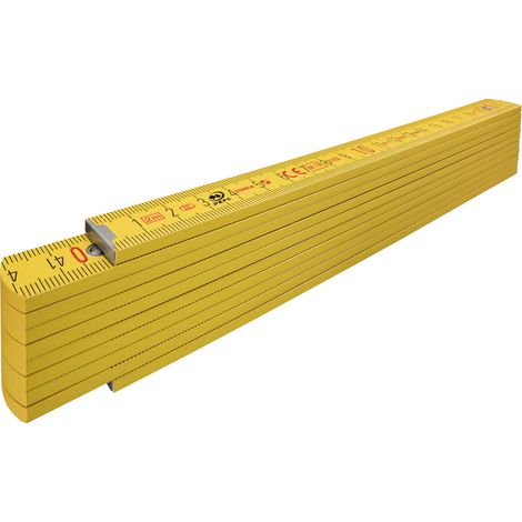 Stabila Holz-Gliedermaßstab Type 400 14556 Maßstab 2 m Buchenholz (1/3)