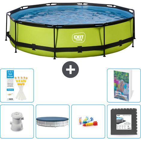 Exit Pool Rund - 360x76 cm - 7-teilig S317