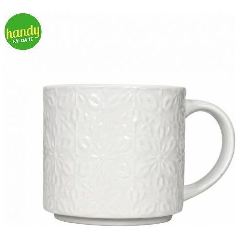 Tazza latte Brandani in porcellana bianca 460 ml