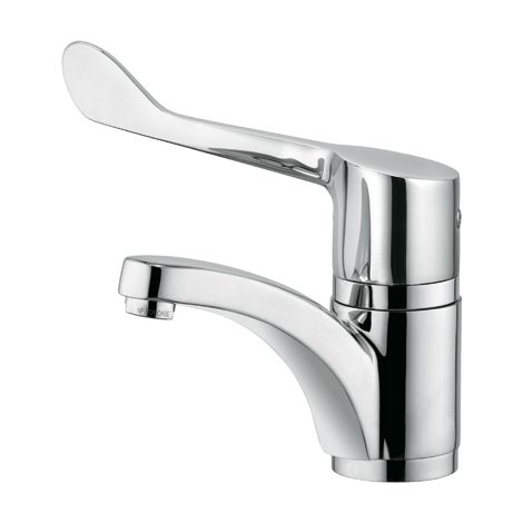 Kludi Medi Care - Waschtisch-Einhebelmischer mit schwenkbarem Auslauf, Chrom 341130524 (1/3)