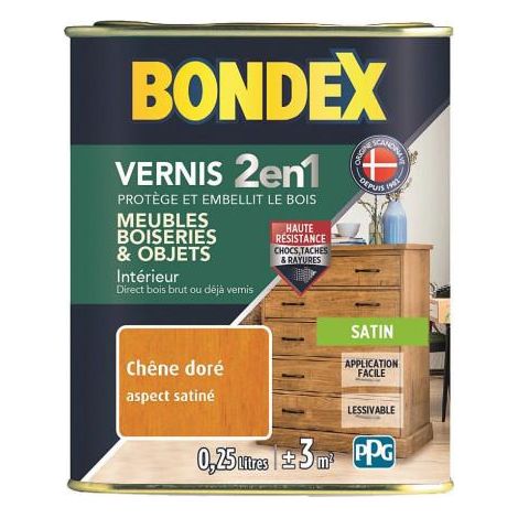 Vernice 2-in-1 Bondex rovere dorato finitura satinata