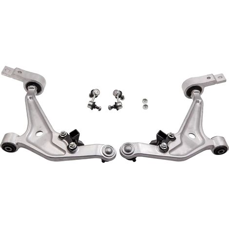 Kit de brazos de suspensión delanteros inferiores, construcción de acero duradero, ajuste preciso para Nissan X-Trail, estabilidad mejorada (1/5)