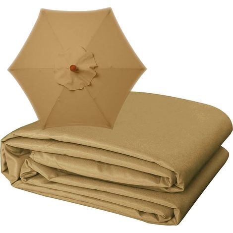 Canopy 300cm8 Ribs Cover, Colors, Top Only, Garden Parasol Replacement Umbrella Cloth (Color : Navy, Si (1/5)