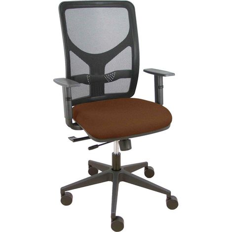 Piqueras-y-crespo Silla Motilla chaise bureau marron foncé