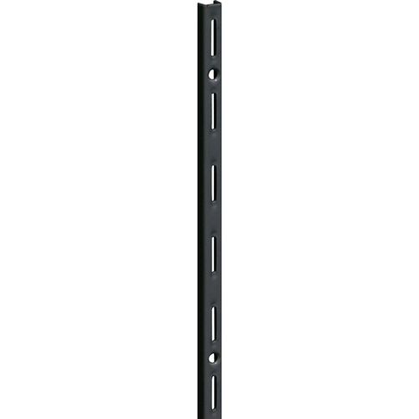 Montante per cremagliera rettangolare Masidef 50 cm finitura nero