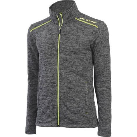Gilet de Travail Lenny - Taille XL - Gris Chiné/Jaune Fluo - Résistant et Confortable - D-Work (1/5)