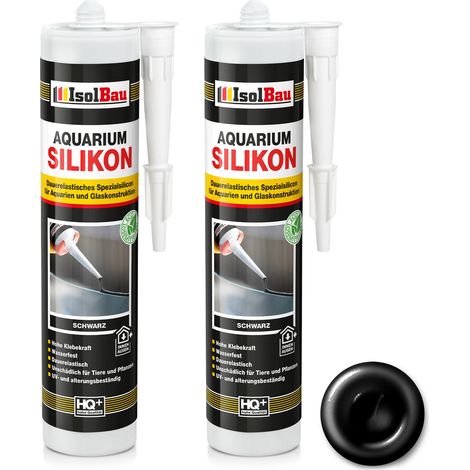 IsolBau Acquario in silicone nero, 2 x 300 ml (1/5)