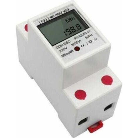 Energie, Stromverbrauchsmonitor, 5-80 A, 220 V, 50 Hz (1/3)