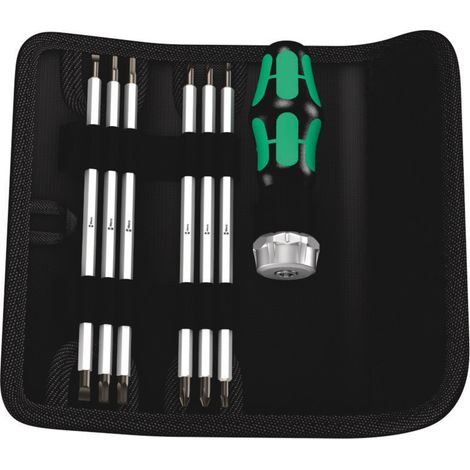 Wera Kraftform Kompakt Vario RA Werkstatt Wechselklingen-Set 7teilig Schlitz, Kreuzschlitz Phillips, (1/5)