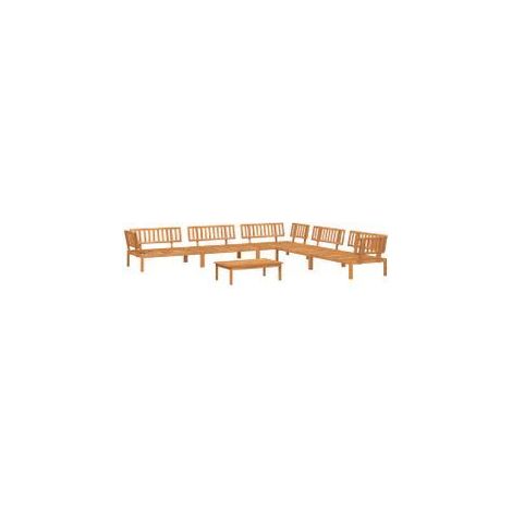 Salon palette de jardin 6 pcs bois d'acacia massif (1/5)