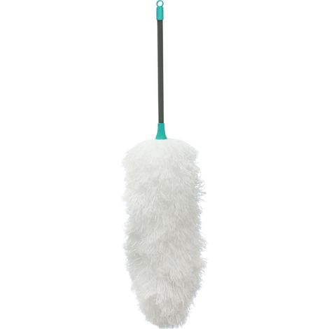 Lightweight Flexible Microfibre Duster with Pole, Turquoise/Grey (1/3)
