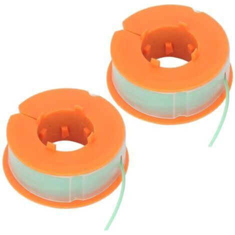 2pcs Ligne de Bobine de Débroussailleuse, Ligne de Bobine de Tondeuse à Gazon Remplacement D'accessoires de Tondeuse en Nylon Adaptés pour Bosch Art 30 Art 30FA(Vert) (1/5)
