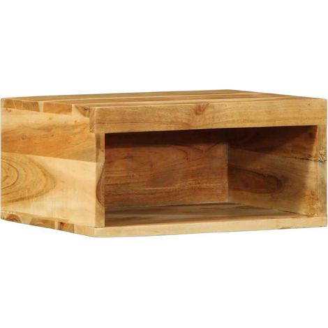 Meubles TV muraux 2 pcs Armoires TV suspendues - bois massif d'acacia fr2741 - Maison La Vie