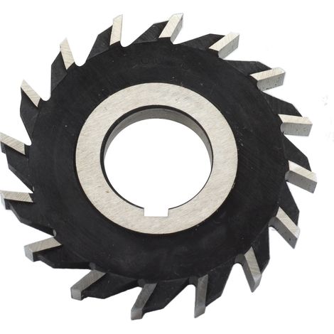 Fraise à surfacer 80mm, 16 dents, acier rapide HSS, disque de fraisage pour métaux, outil de défonçage plan, fraise à face HSS 80 mm, 16 plaquettes, coupe plane. (1/5)