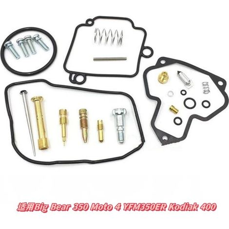 Kit de réparation de carburateur pour Big Bear 350 Moto 4 YFM350ER Kodiak 400