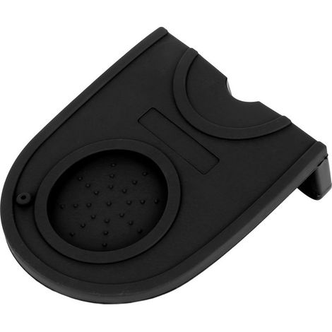Tapis de tasseur à café en silicone, support pour tasseur à café, accessoire pour machine à café, outil de cuisine, noir (1/5)