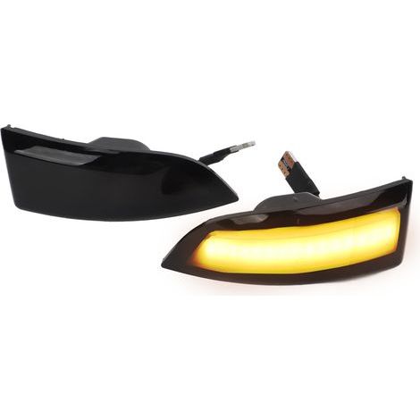 Qiilu Feu de Position Latéral Dynamique LED pour Clignotant Grand Scenic III Scenic III MK3. (1/5)