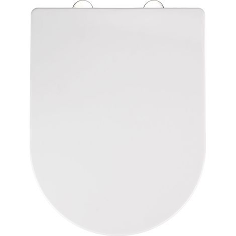 Wenko 22414100 Calla, copriwater in termoplastica Bianco, 35,5 x 47 x 10 cm (1/9)
