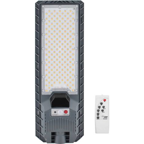 Farola LED Solar BASIC 300W, 3,7V / 4000mAH, Blanco frío (1/4)