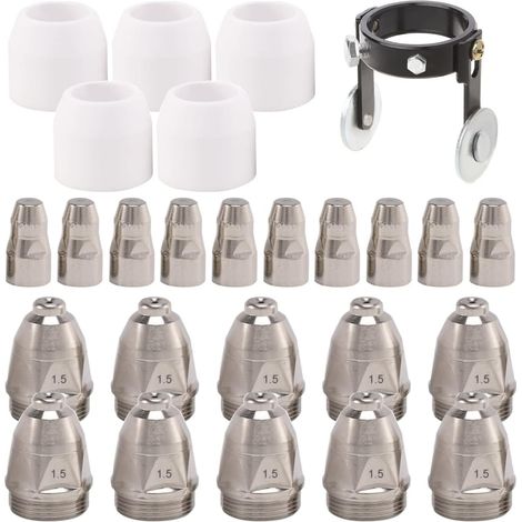 Jiajia AI, 26Pcs P 80 Plasma Electrode Tip Buse 1.5 pour jardin, terrasse et extérieur (1/5)