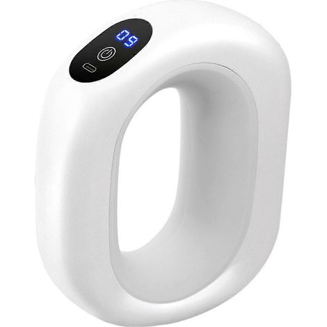 Tragbares Ringmassagegerät-Set mit Vibrationsmodus, Weiß (1/5)