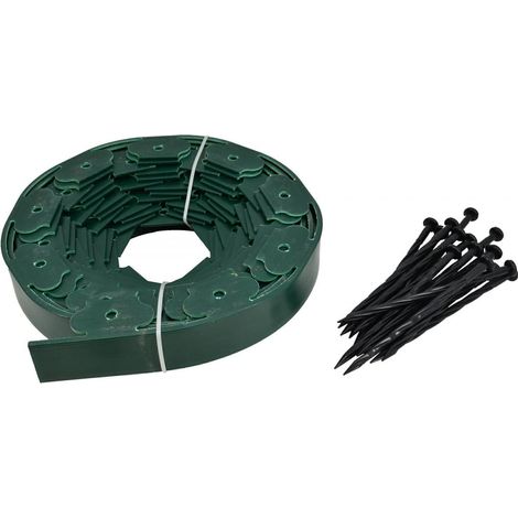 BORDE DE CÉSPED AWTOOLS ECOBORDER 10M VERDE (1/2)