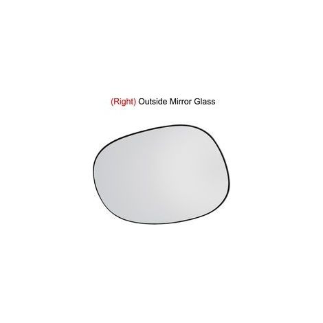 Rétroviseur extérieur droit en verre de remplacement pour Citroën C2, C3 I, C3 Pluriel, Xsara Picasso – référence 8151GE/8151GF (1/5)