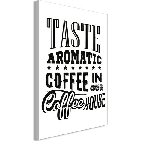 Quadro - Taste Aromatic Coffee in Our Coffee House (1 Part) Vertical - 40x60 (1/4)