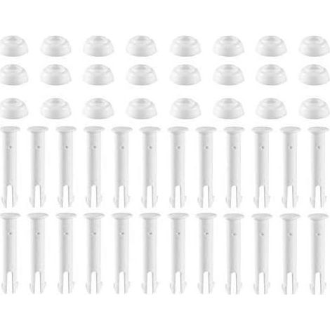 24 pièces de pièces de rechange pour piscine : goupilles fendues pour goupilles d'articulation de piscine et joints pour cadres et pièces de rechange pour piscines rondes 2,16 pouces (1/5)