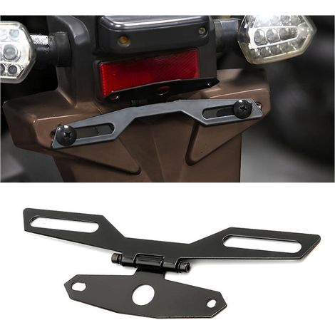 Klappbare Kennzeichenhalterung für Motorrad & ATV, einstellbar (1/5)