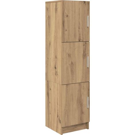 Maison Exclusive - Aparador alto Roble artisan 31.5 x 32 x 122.5 (1/5)