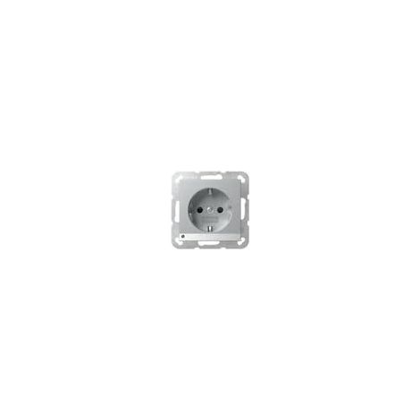 Gira Presa LED in alluminio 16 A 250 V da parete