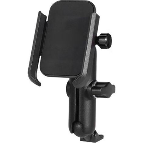 Support téléphone vélo aluminium rotatif pour guidon moto, vélo électrique, VTT - Noir, sans charge (1/5)