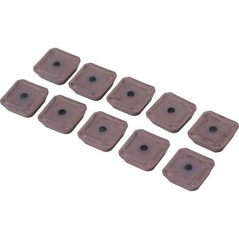 10 SEET1203 beschichtete Hartmetall-Wendeschneidplatten für CNC-Drehen und -Schlichten, Drehmeißel, 10er-Packung (1/5)