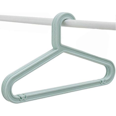 Lot de 10 cintres standard en PP, légers et adaptés à un usage quotidien.