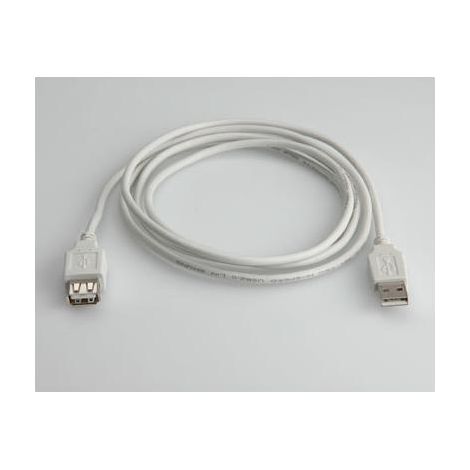 Cavo Prolunga USB 2.0 1,8m Bianco Type A M/F (11.99.8949-100)