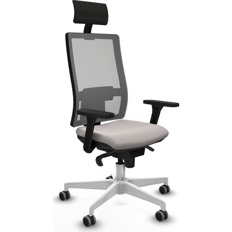 Silla piqueras y crespo Horna gris cuero sintético (1/5)